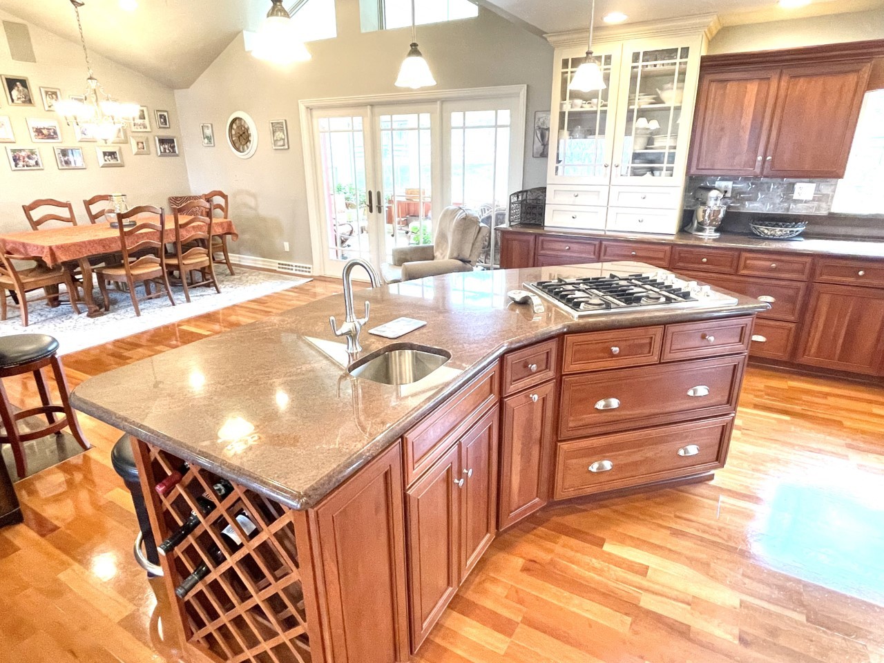 2583 East 259th Road Peru, IL 61354 - Photo 16 of 48 a kitchen with a stove a sink and a cabinets