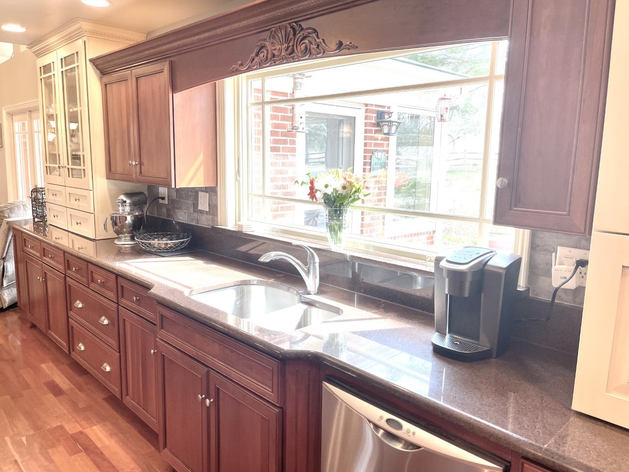 2583 East 259th Road Peru, IL 61354 - Photo 19 of 48 a kitchen with a sink and large window