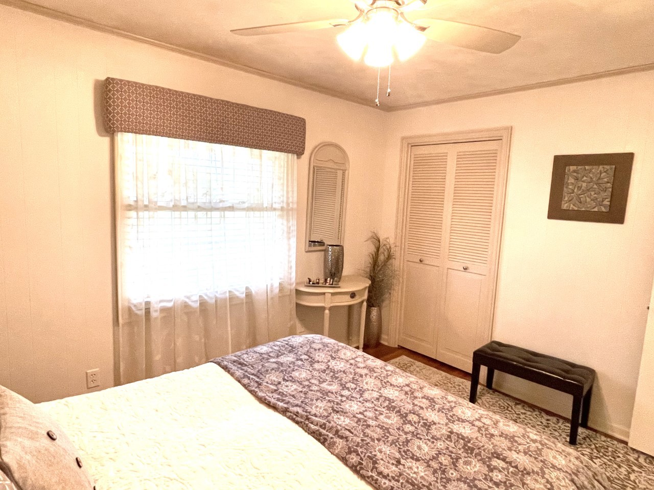 2583 East 259th Road Peru, IL 61354 - Photo 34 of 48 a bedroom with a bed and a dresser next to a window
