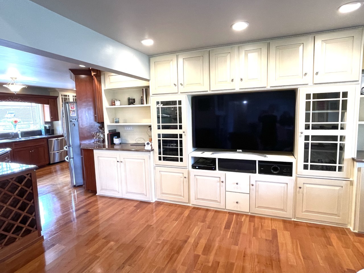 2583 East 259th Road Peru, IL 61354 - Photo 7 of 48 a view of kitchen with stainless steel appliances kitchen island wooden floor and cabinets