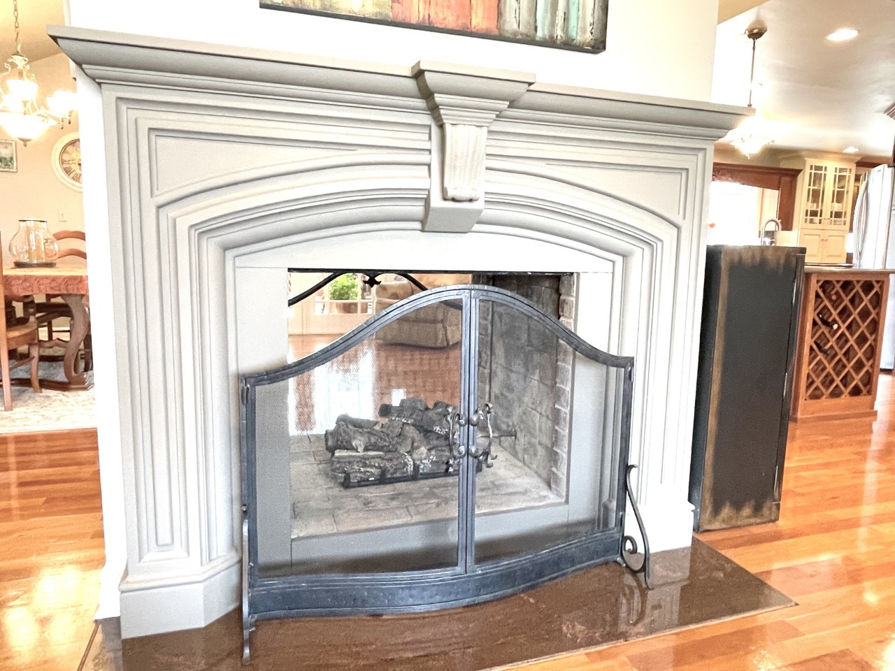 2583 East 259th Road Peru, IL 61354 - Photo 8 of 48 a view of a living room that has a fireplace in it