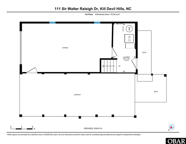 $649,000 | 111 Sir Walter Raleigh Drive, Kill Devil Hills, NC 27948