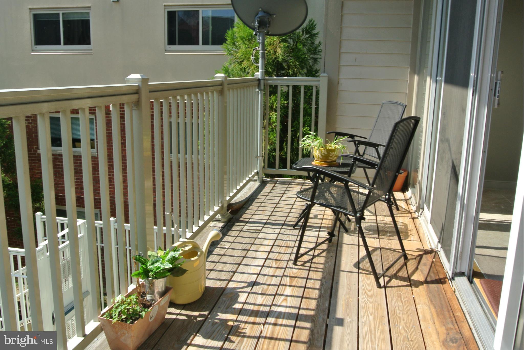 8045 Newell Street, Unit 218 Silver Spring, MD 20910 - Photo 13 of 30 Balcony