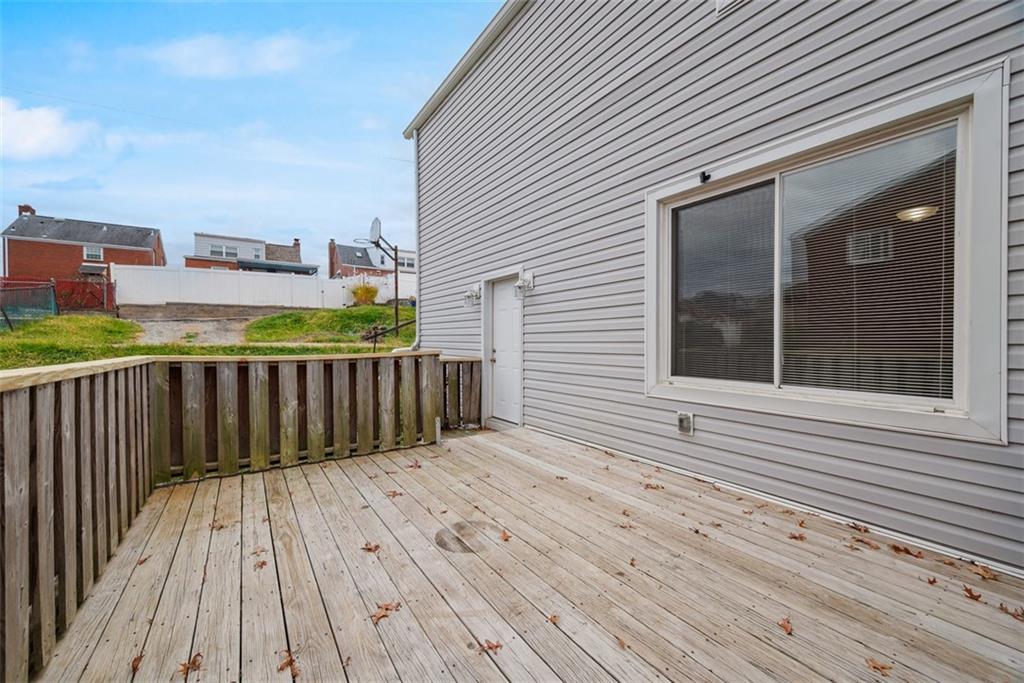 620 Montclair Street Pittsburgh, PA 15217 - Photo 31 of 40 a view of a wooden deck with a yard