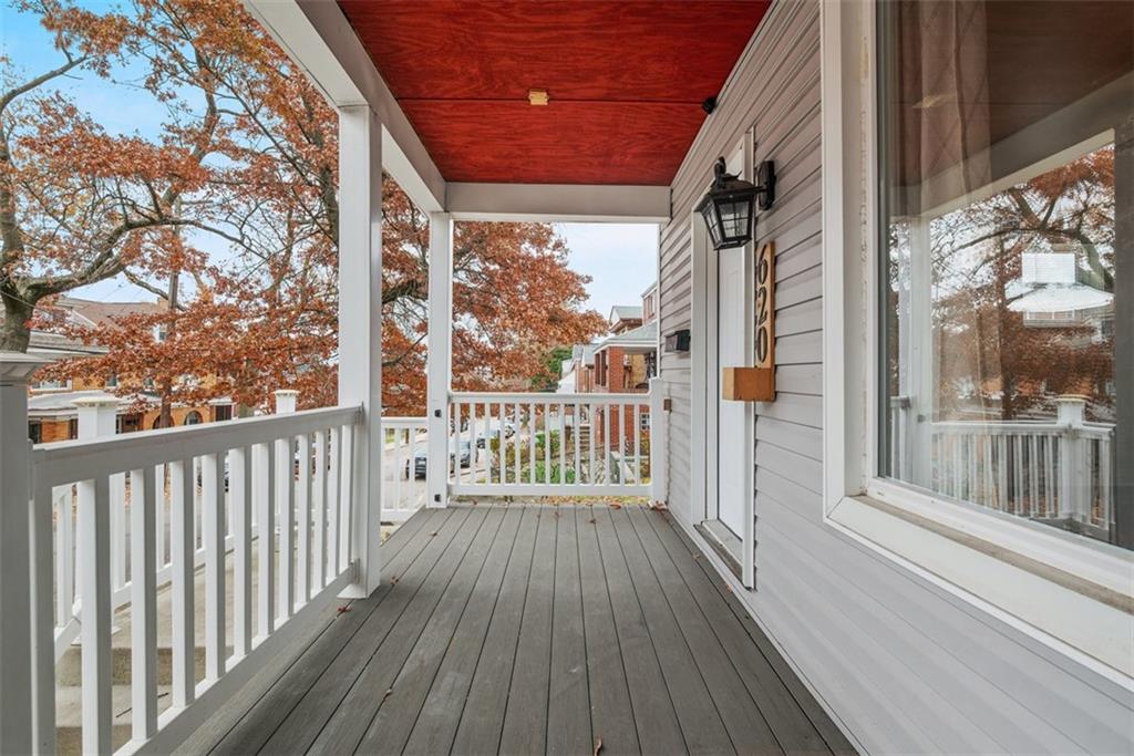 620 Montclair Street Pittsburgh, PA 15217 - Photo 4 of 40 a view of a balcony with wooden floor