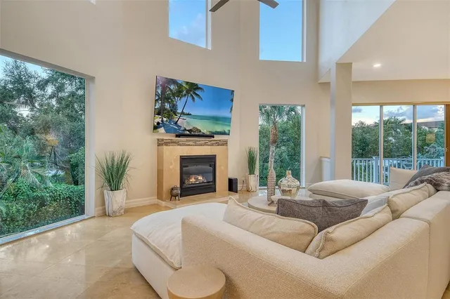 a kitchen with a sink and a refrigerator