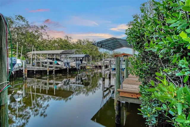 a bathroom with a mirror