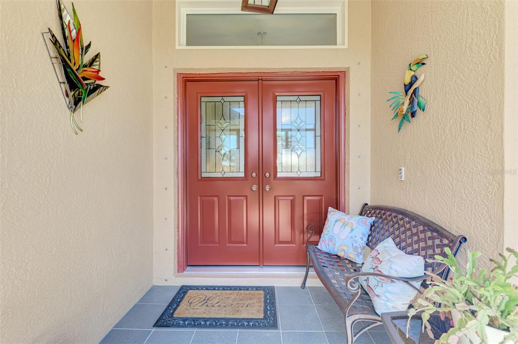 Screened Entry with Hurricane Proof Doors
