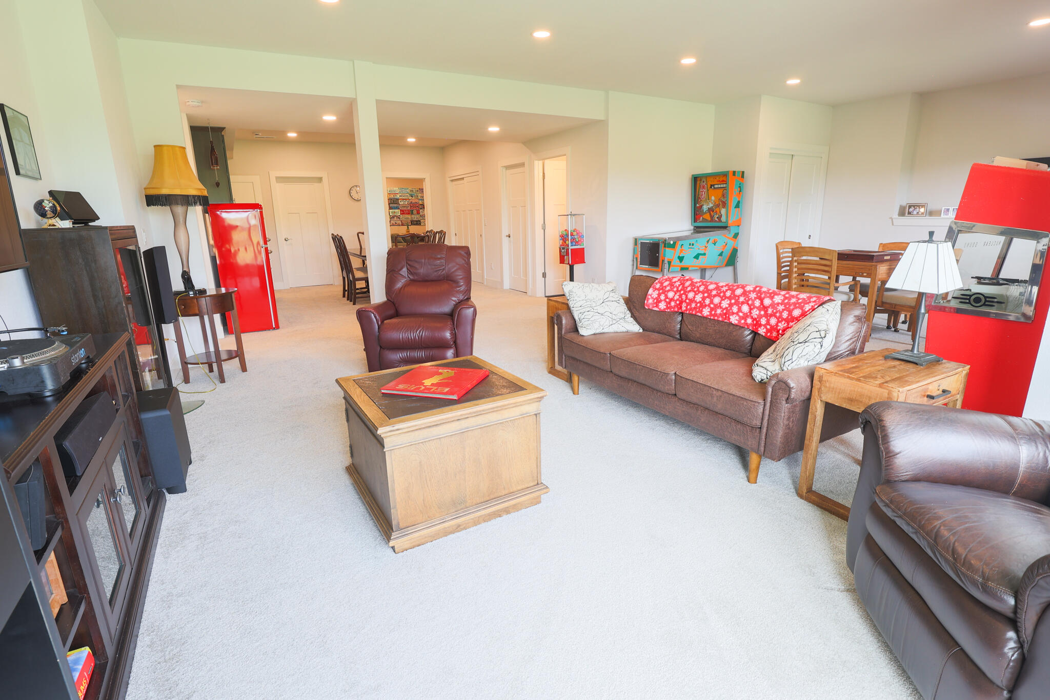 N28W25158 Pkwy Rdg Circle, Unit B Pewaukee, WI 53072 - Photo 13 of 86 Rec Room Lower Level with Exposed Wall and Walk Out to Patio