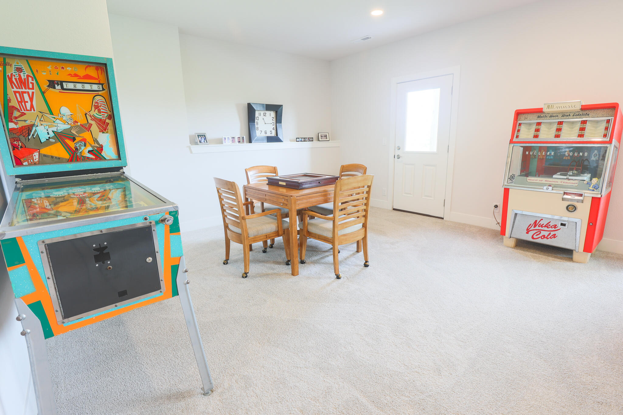 N28W25158 Pkwy Rdg Circle, Unit B Pewaukee, WI 53072 - Photo 55 of 86 Rec Room Lower Level with Exposed Wall and Walk Out to Patio