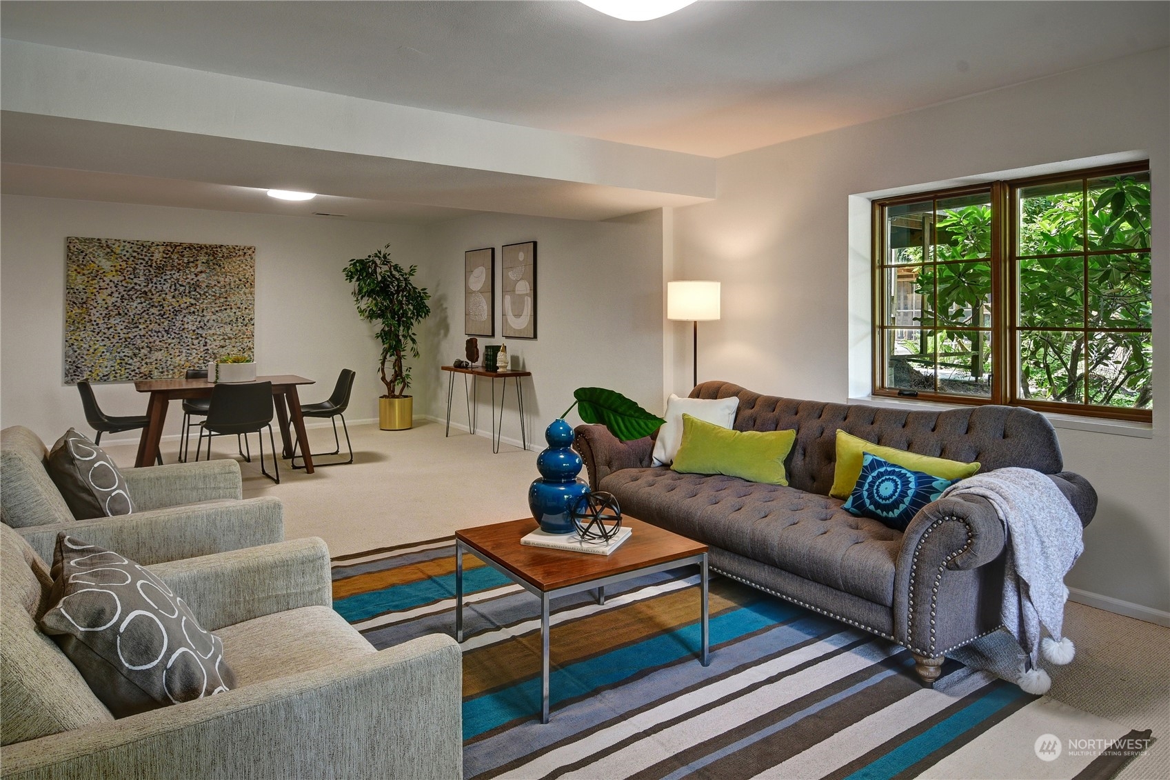 18724 High Rock Road Monroe, WA 98272 - Photo 16 of 39 a living room with furniture and a large window