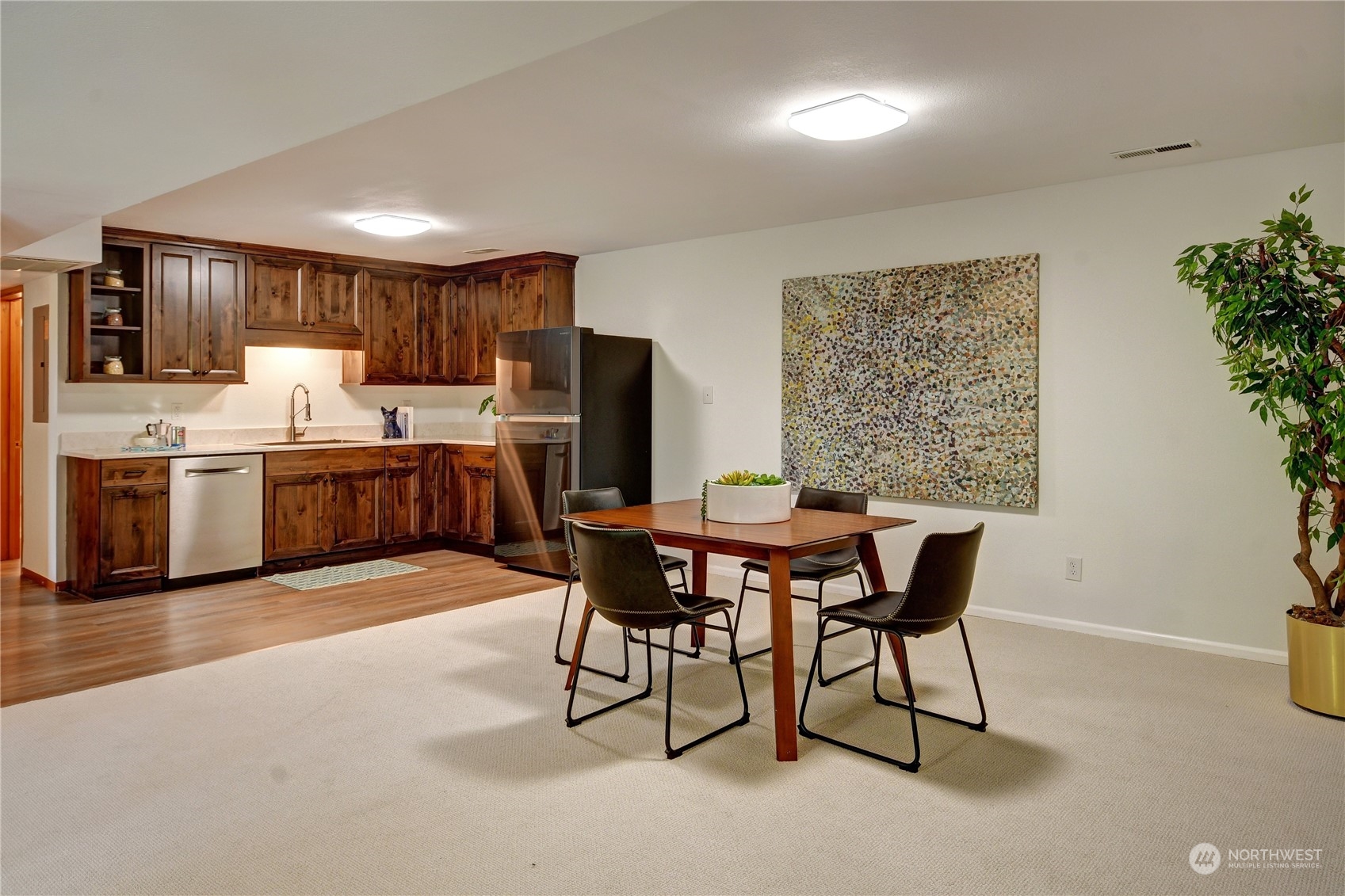 18724 High Rock Road Monroe, WA 98272 - Photo 18 of 39 a view of a dining room with furniture and a livingroom