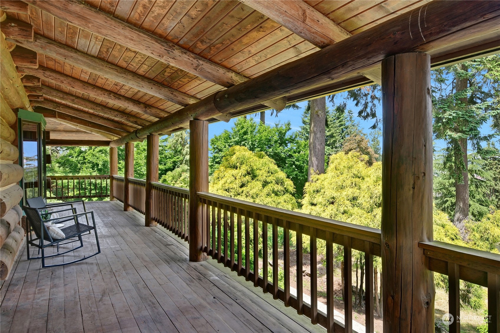 18724 High Rock Road Monroe, WA 98272 - Photo 24 of 39 a view of porch with furniture and wooden floor