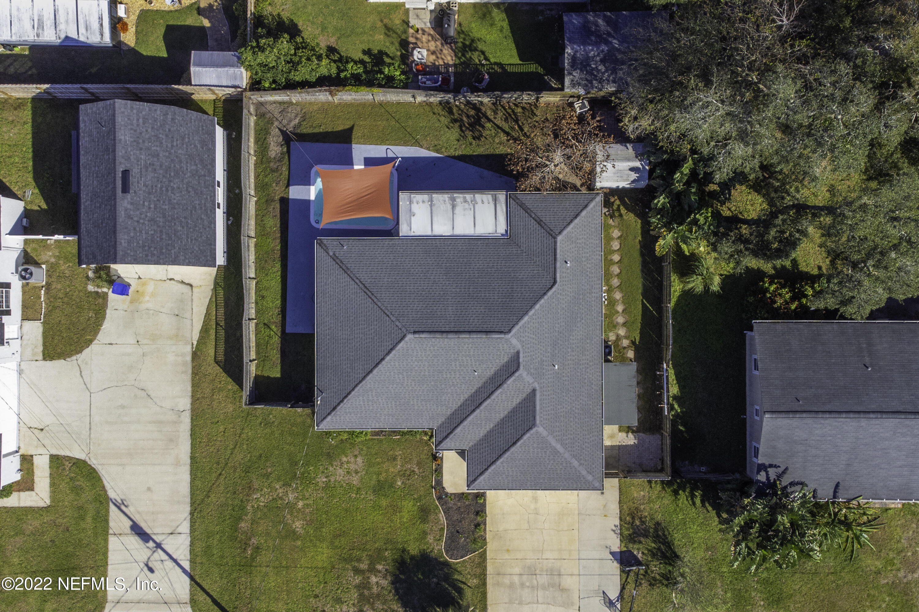 115 Nautilus Road St. Augustine, FL 32086 - Photo 3 of 23 an aerial view of a house with a yard
