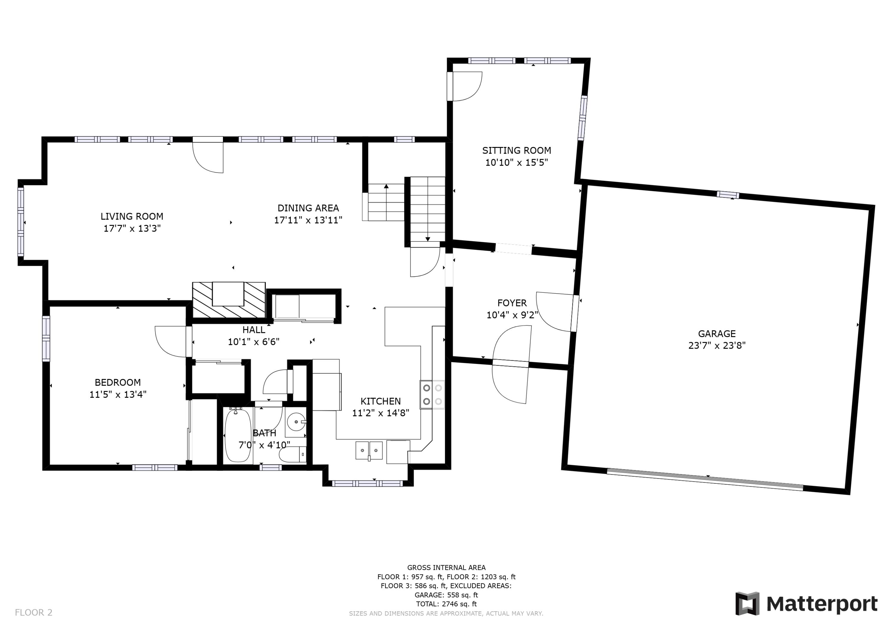 36 Reach Road Harpswell, ME 04079 - Photo 71 of 73 Floor Plan Middle Level