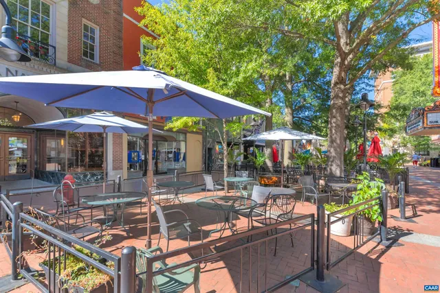 an outdoor space with patio