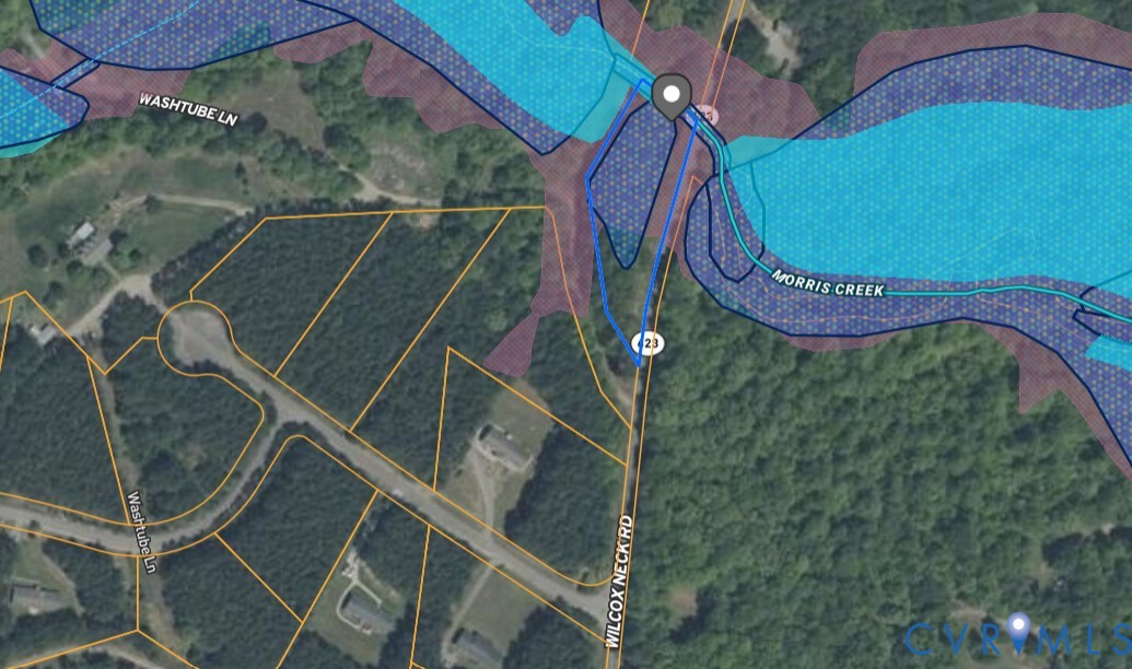 0 Wilcox Neck Road Charles City, VA 23030 - Photo 2 of 5 Aerial view of property's location