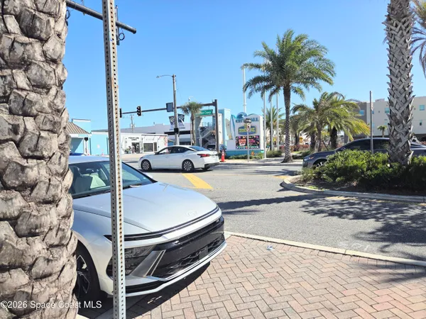 a view of tall buildings