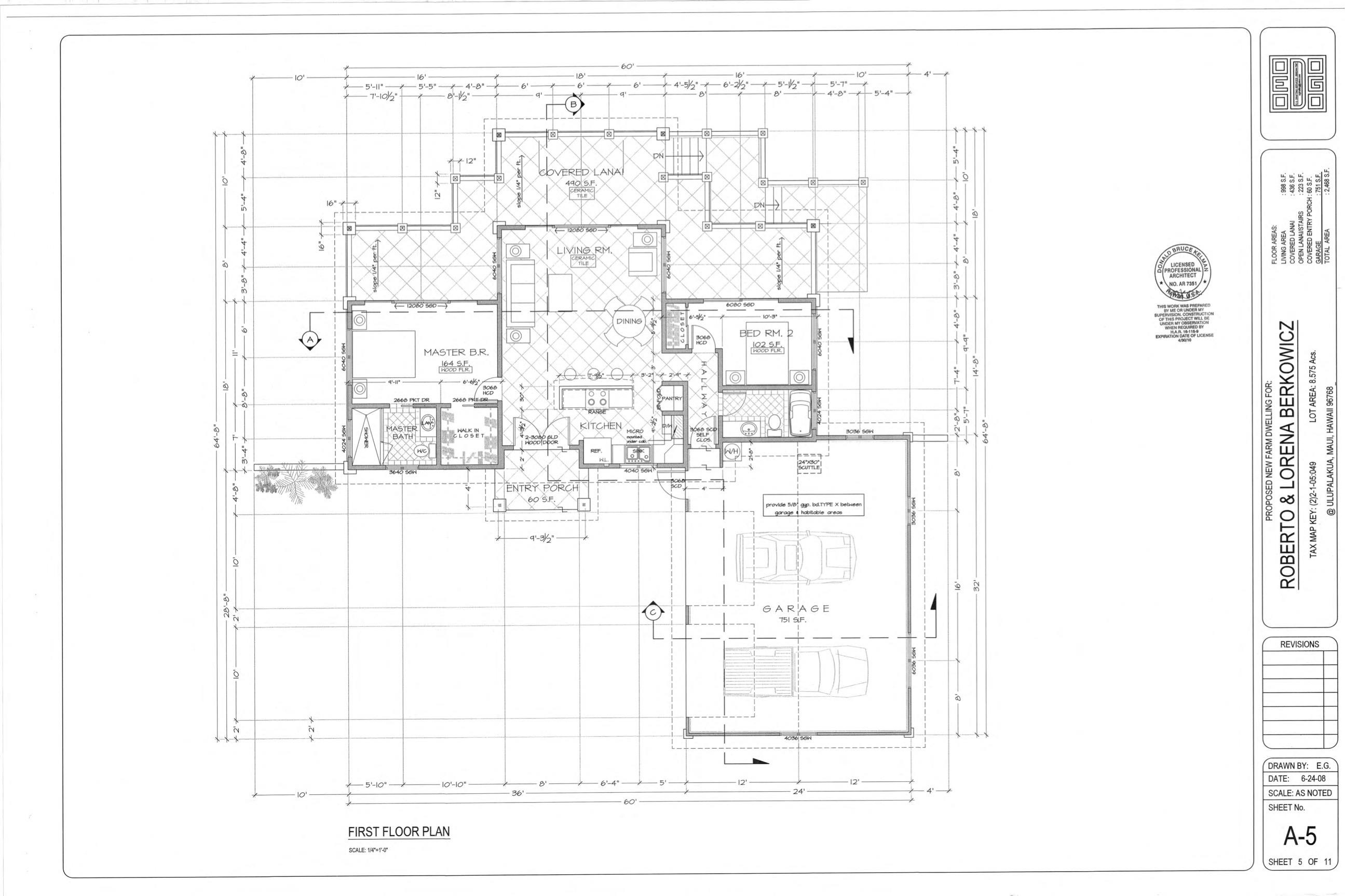 1521 Kanaio-Kalama Park Road, Unit LOT A Kula, HI 96790 - Photo 8 of 29 a black and white photo of a room