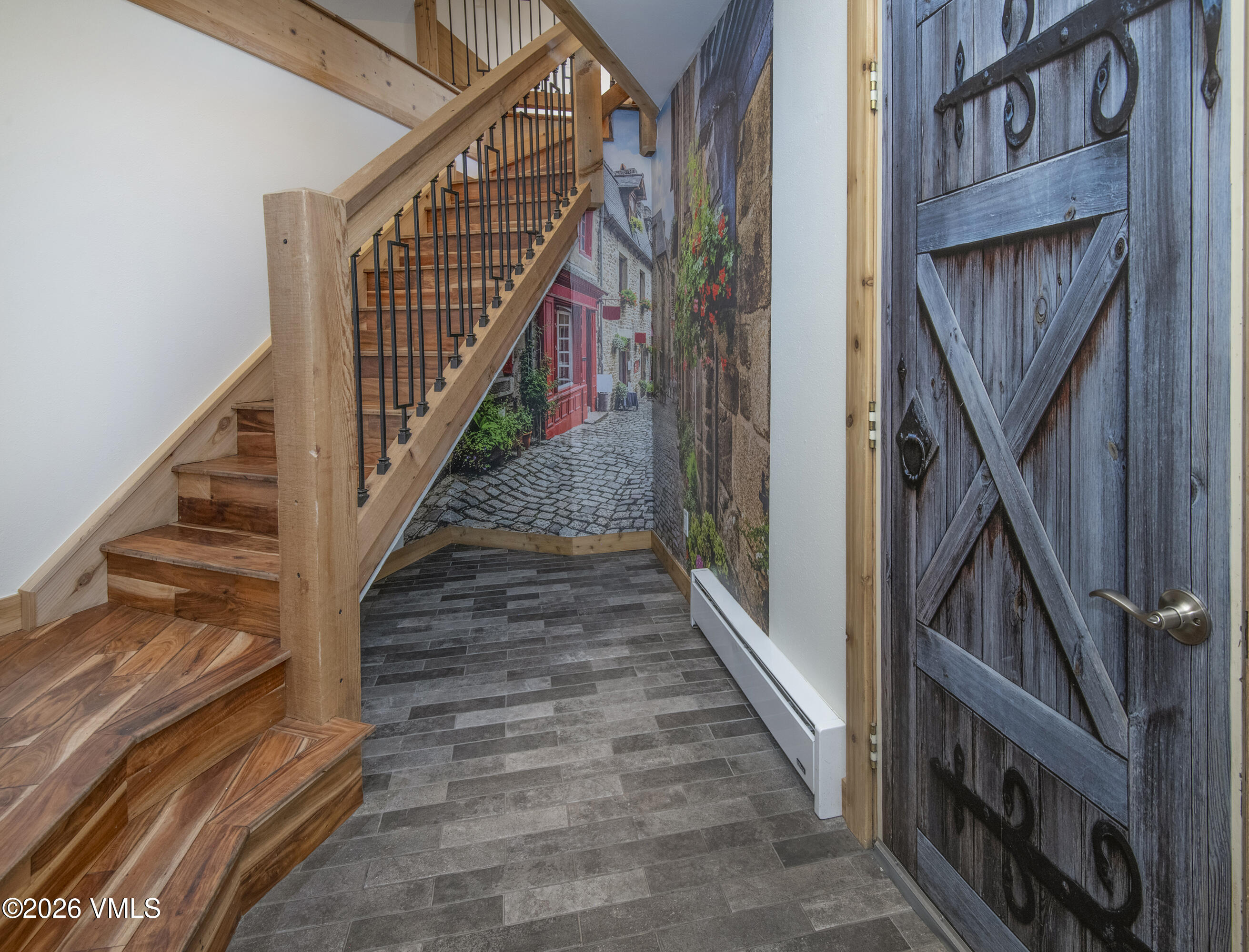 2355 Old Trail Road, Unit 3 Avon, CO 81620 - Photo 30 of 34 a view of staircase with railing and white walls