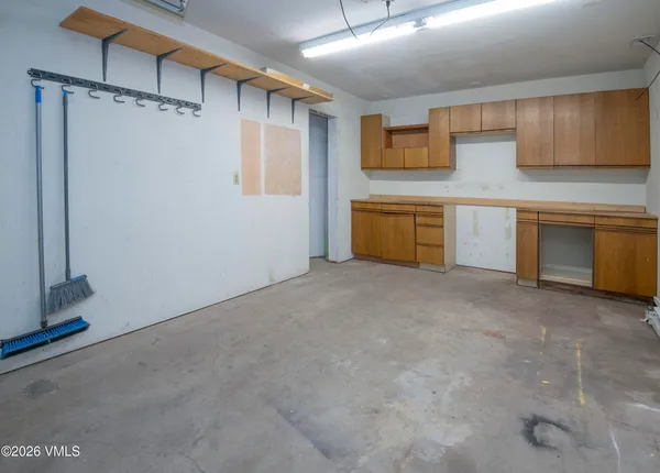 a view of a kitchen with a sink