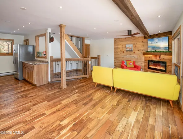 a view of a living room