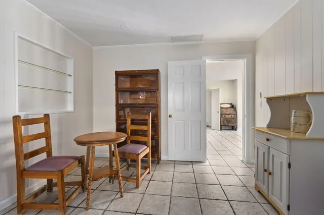 a view of kitchen with breakfast area