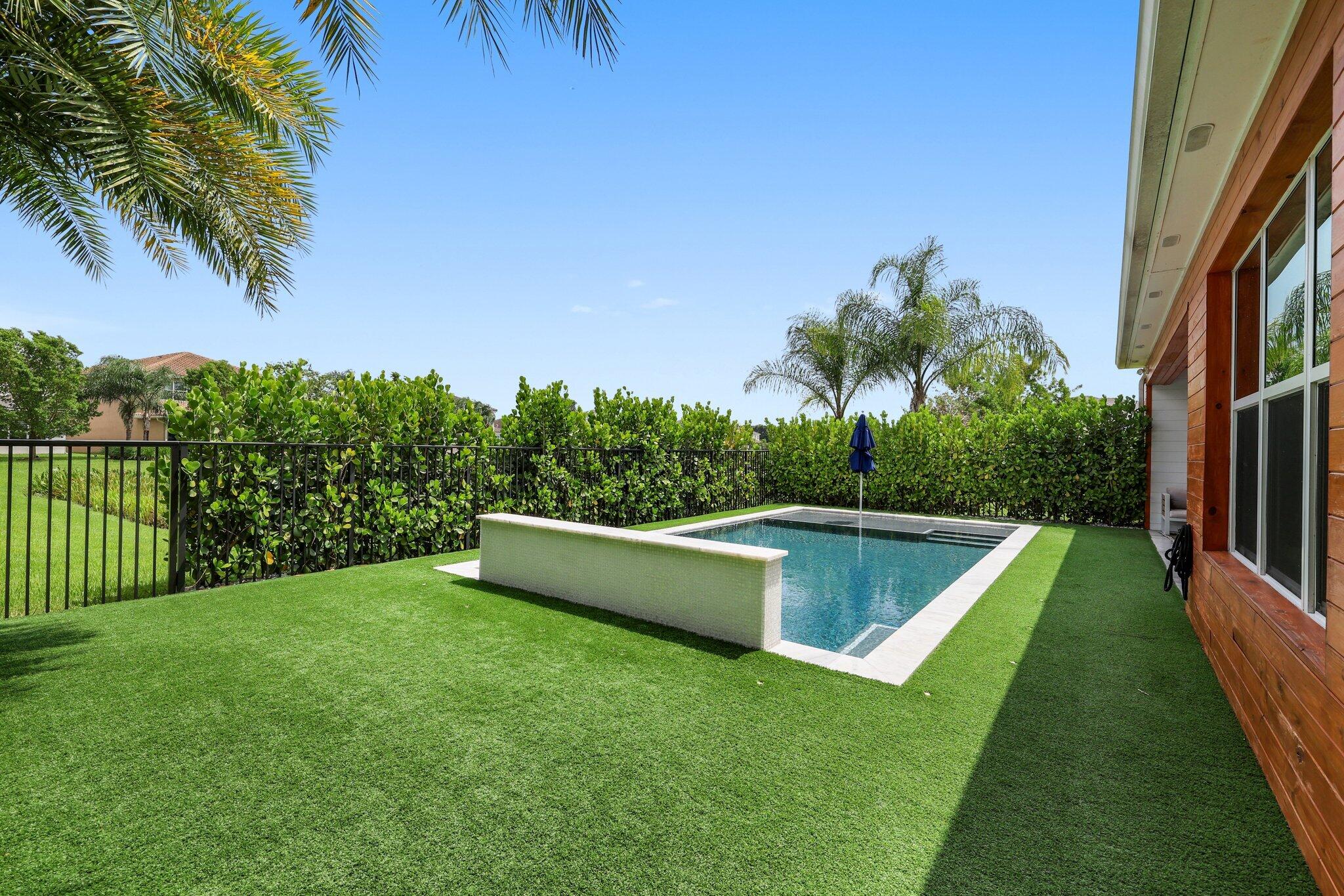15356 Blue River Road Delray Beach, FL 33446 - Photo 39 of 71 backyard w pool