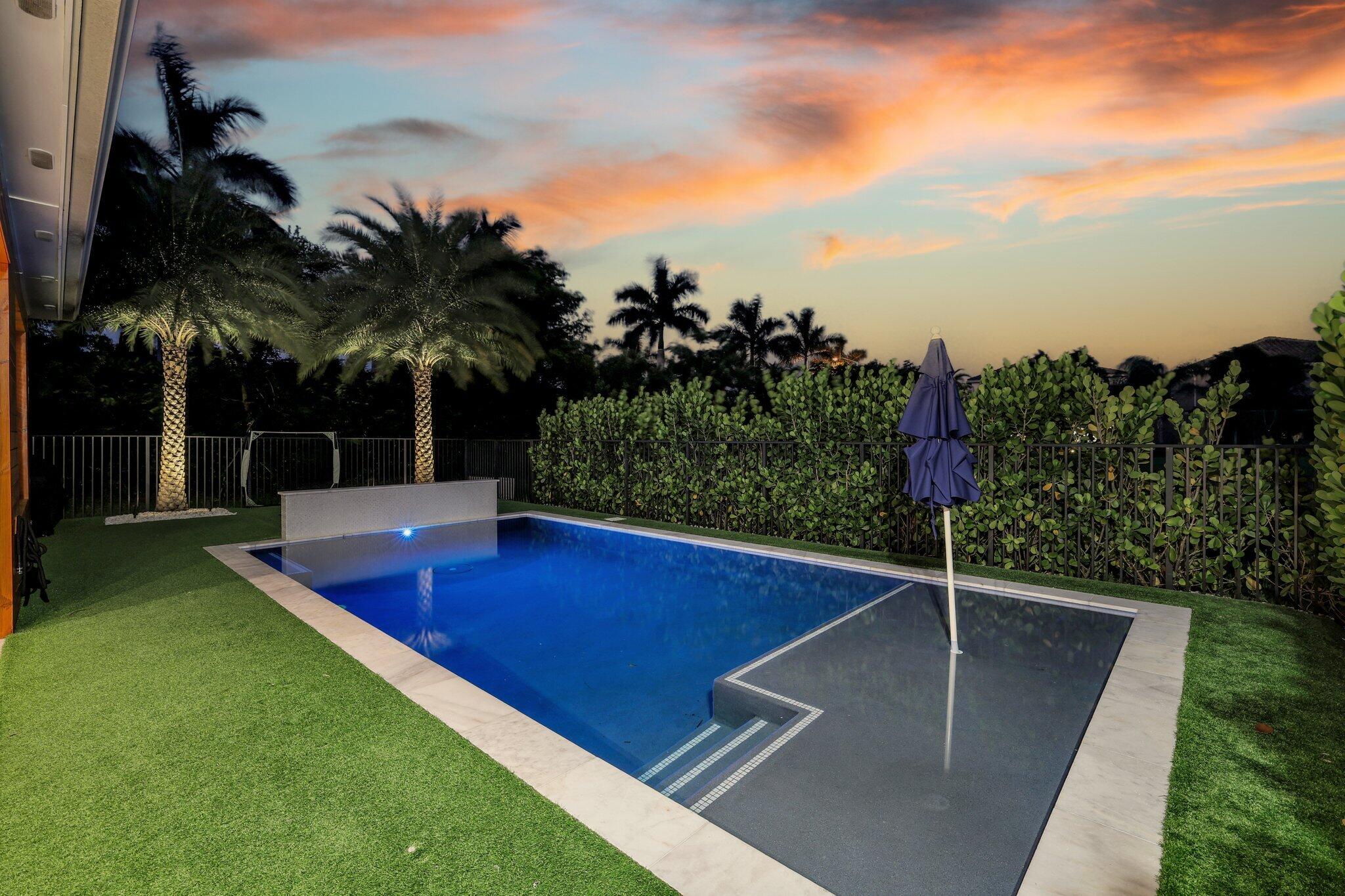 15356 Blue River Road Delray Beach, FL 33446 - Photo 43 of 71 backyard w pool