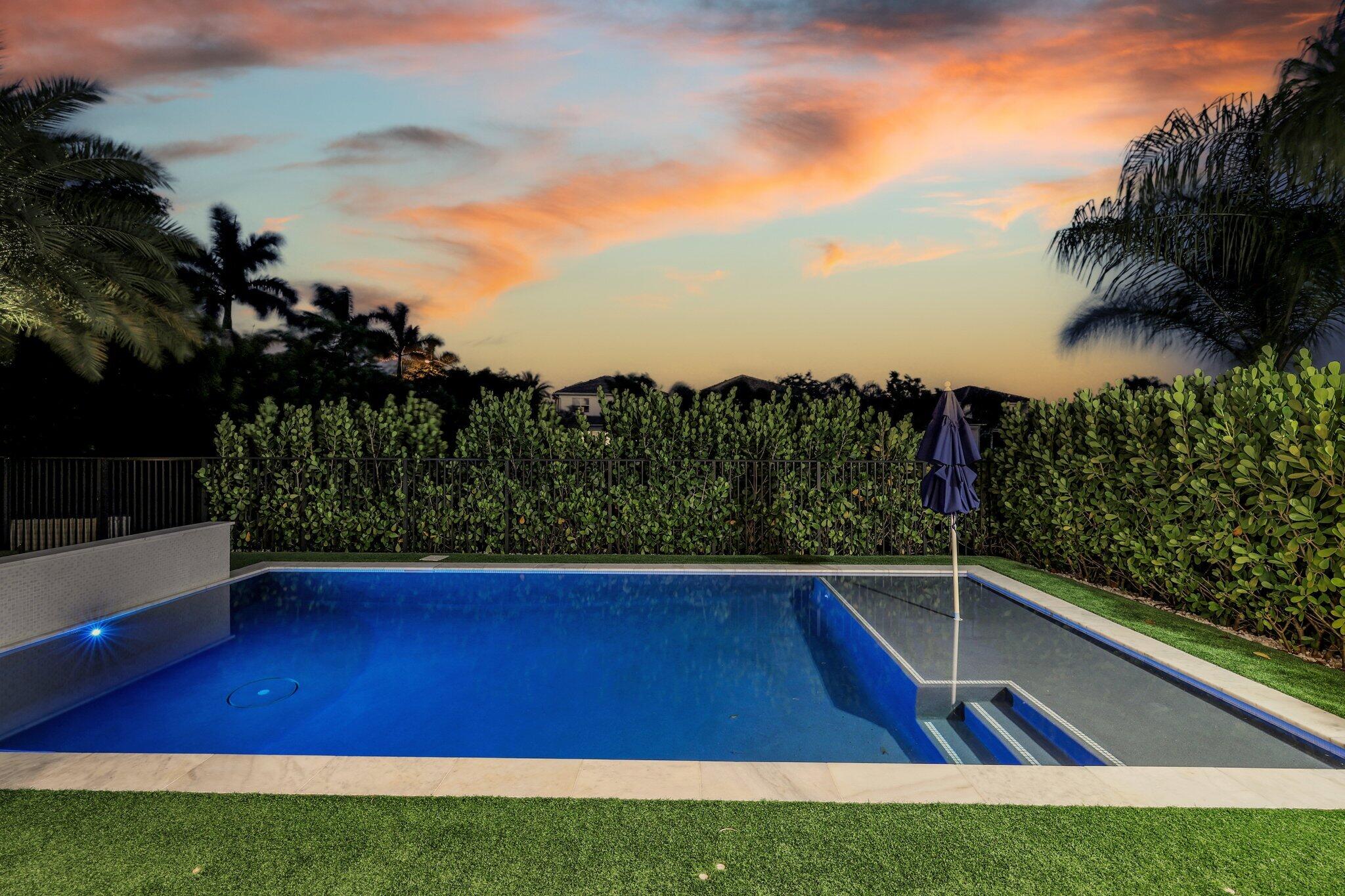 15356 Blue River Road Delray Beach, FL 33446 - Photo 44 of 71 backyard w pool