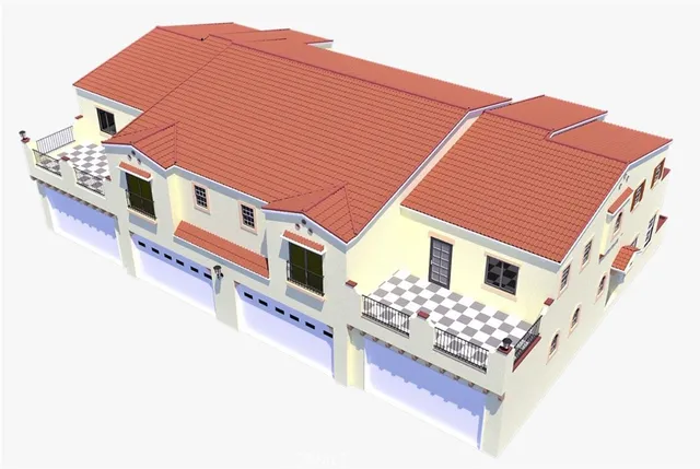 a large white building with a white roof