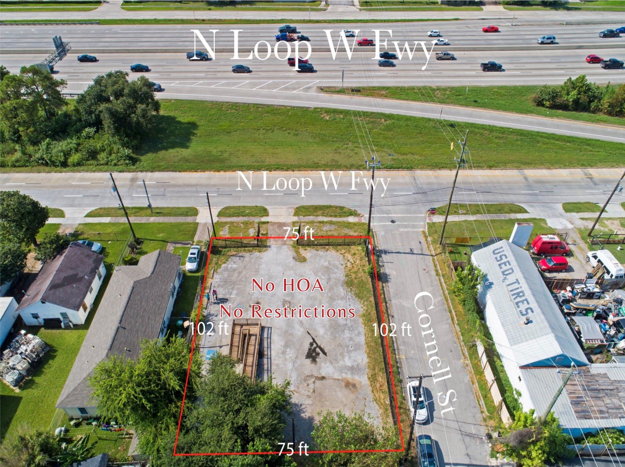 803 North Loop Houston, TX 77022 - Photo 3 of 16 an aerial view