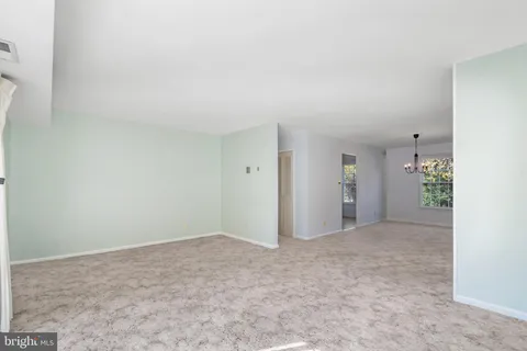 a view of empty room