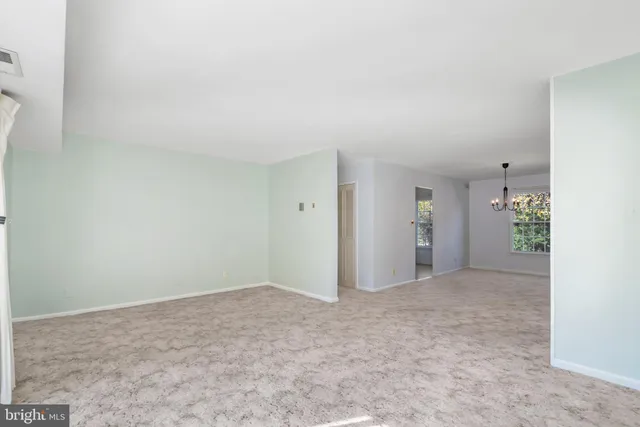 a view of empty room