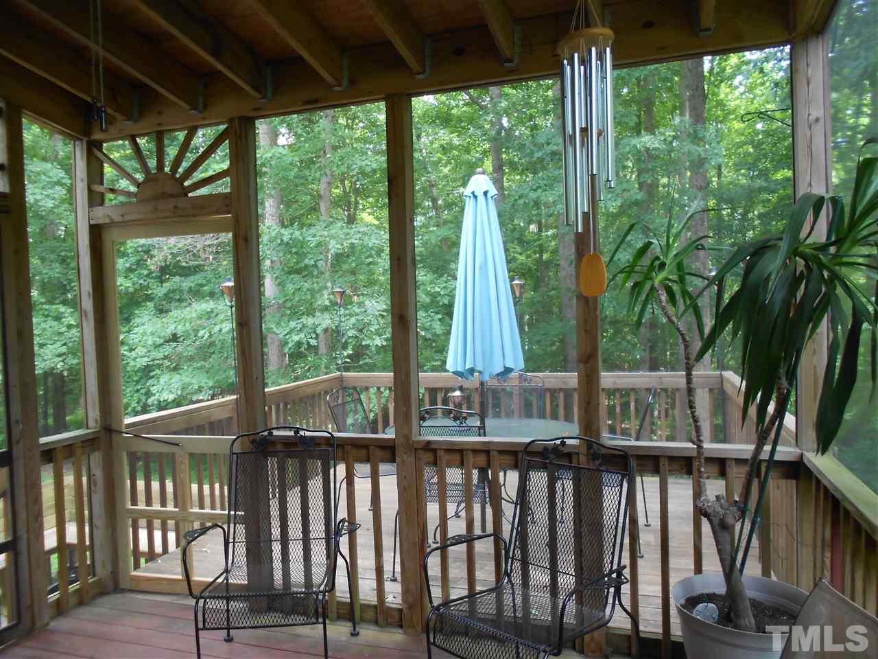 1601 Harvey Johnson Road Raleigh, NC 27603 - Photo 21 of 25 Another view of Porch and back yard.