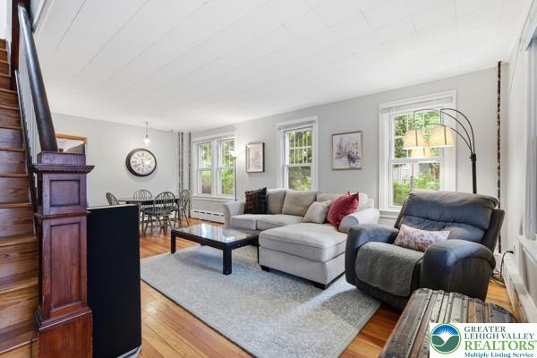 2021 Leithsville Road Hellertown, PA 18055 - Photo 6 of 39 Well lit open living room and dining area.