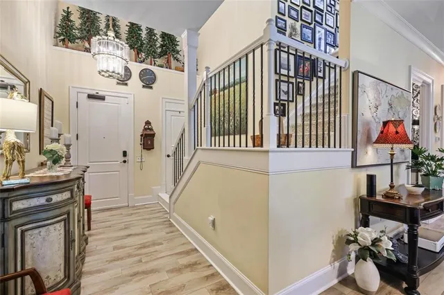 a view of a walk in closet