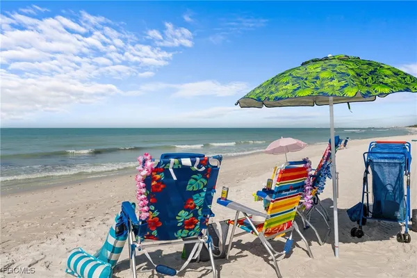 a view of a city and ocean view