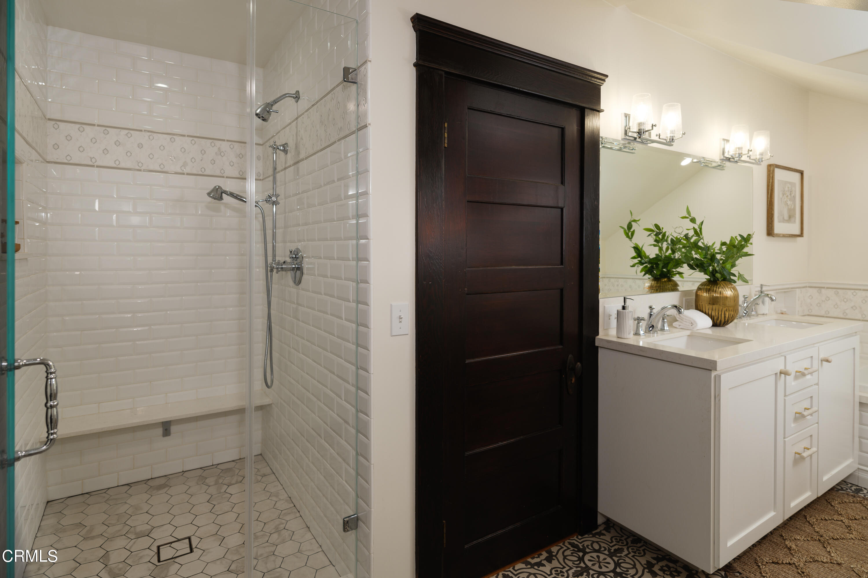 1836 Monterey Road South Pasadena, CA 91030 - Photo 15 of 24 a bathroom with a shower and a sink
