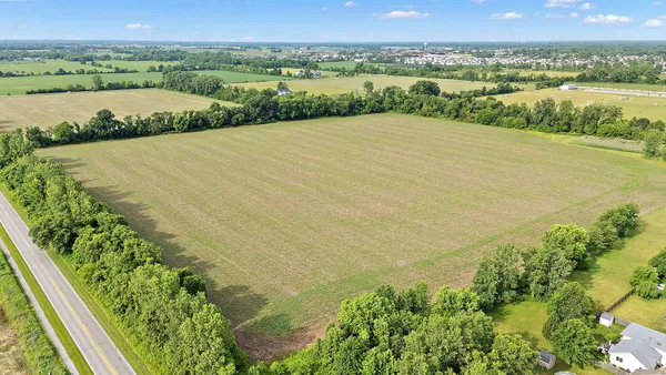 a view of a lake with a mountain