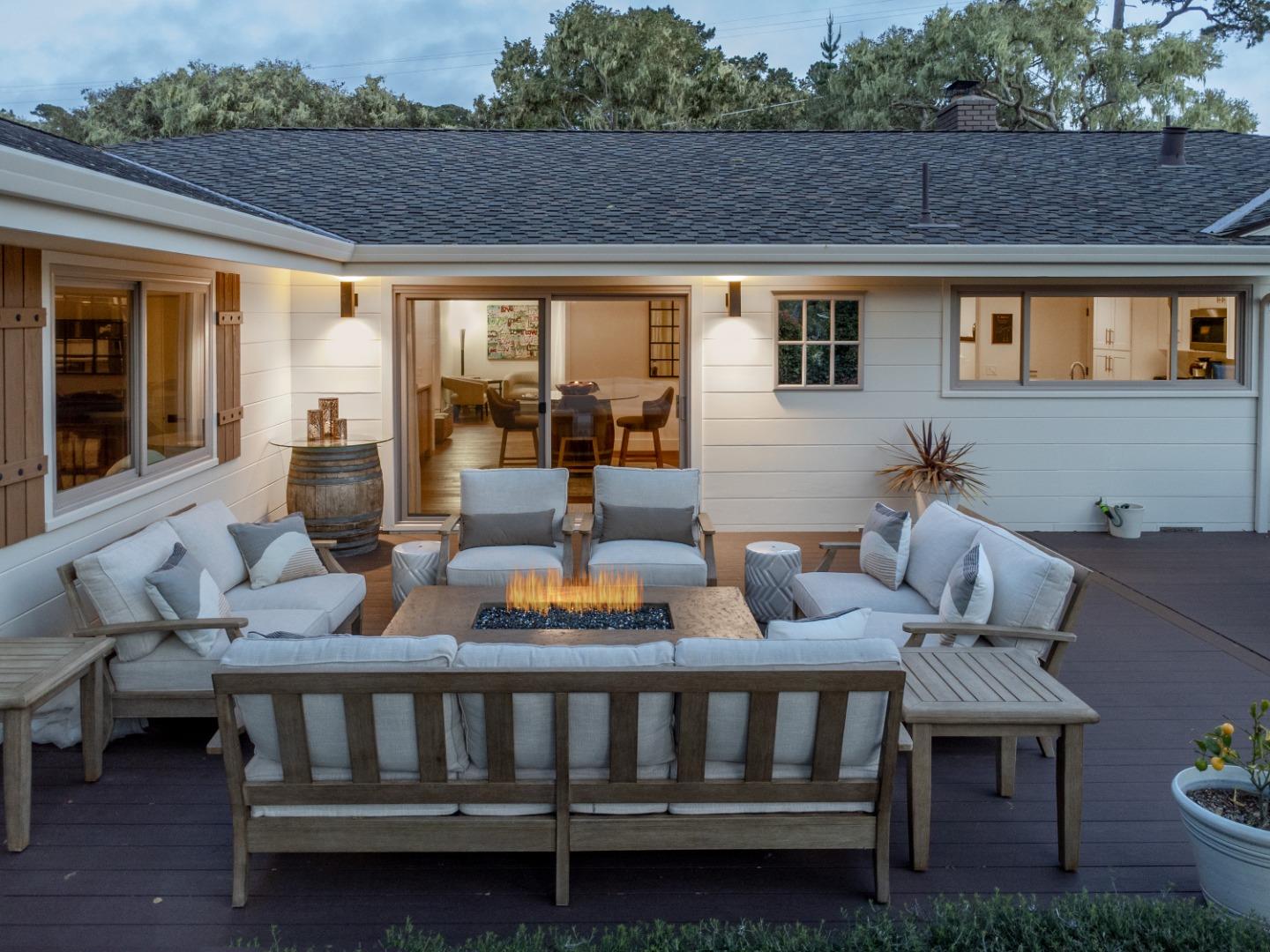 3128 Stevenson Drive Pebble Beach, CA 93953 - Photo 34 of 35 a outdoor living space with furniture and outdoor view