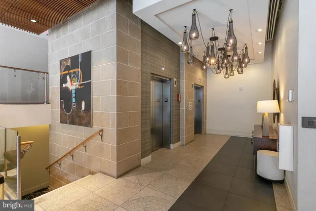 a spacious bathroom with a shower