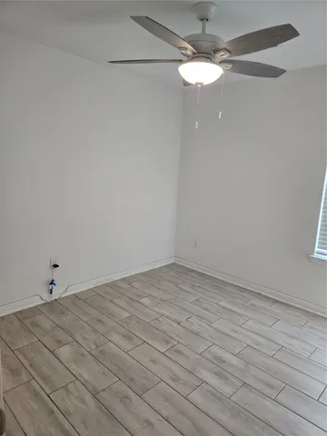 a view of a room with an empty room