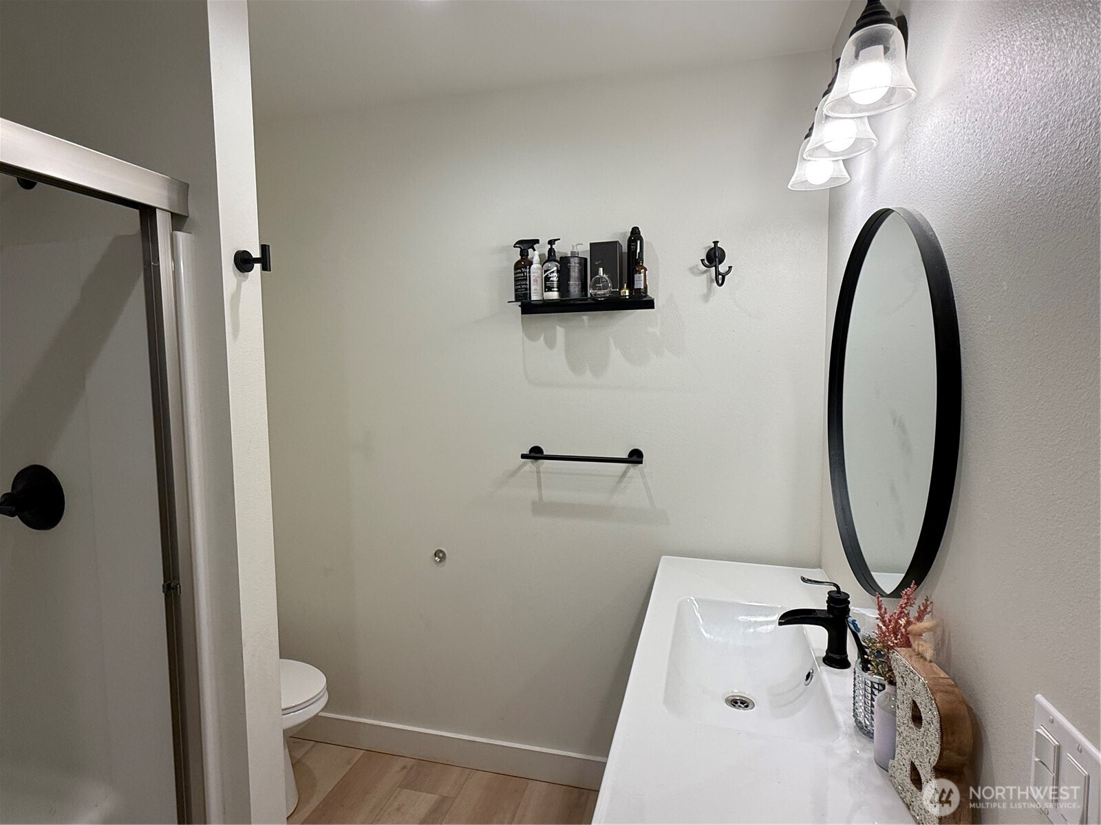 403 A Street South Bend, WA 98586 - Photo 12 of 20 a bathroom with a sink and a mirror