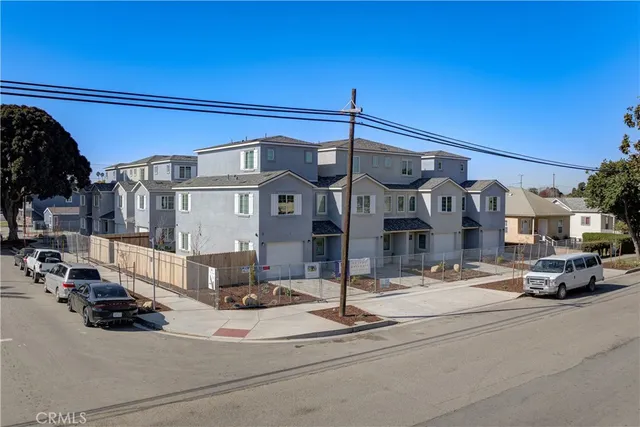 a car parked on the side of a street