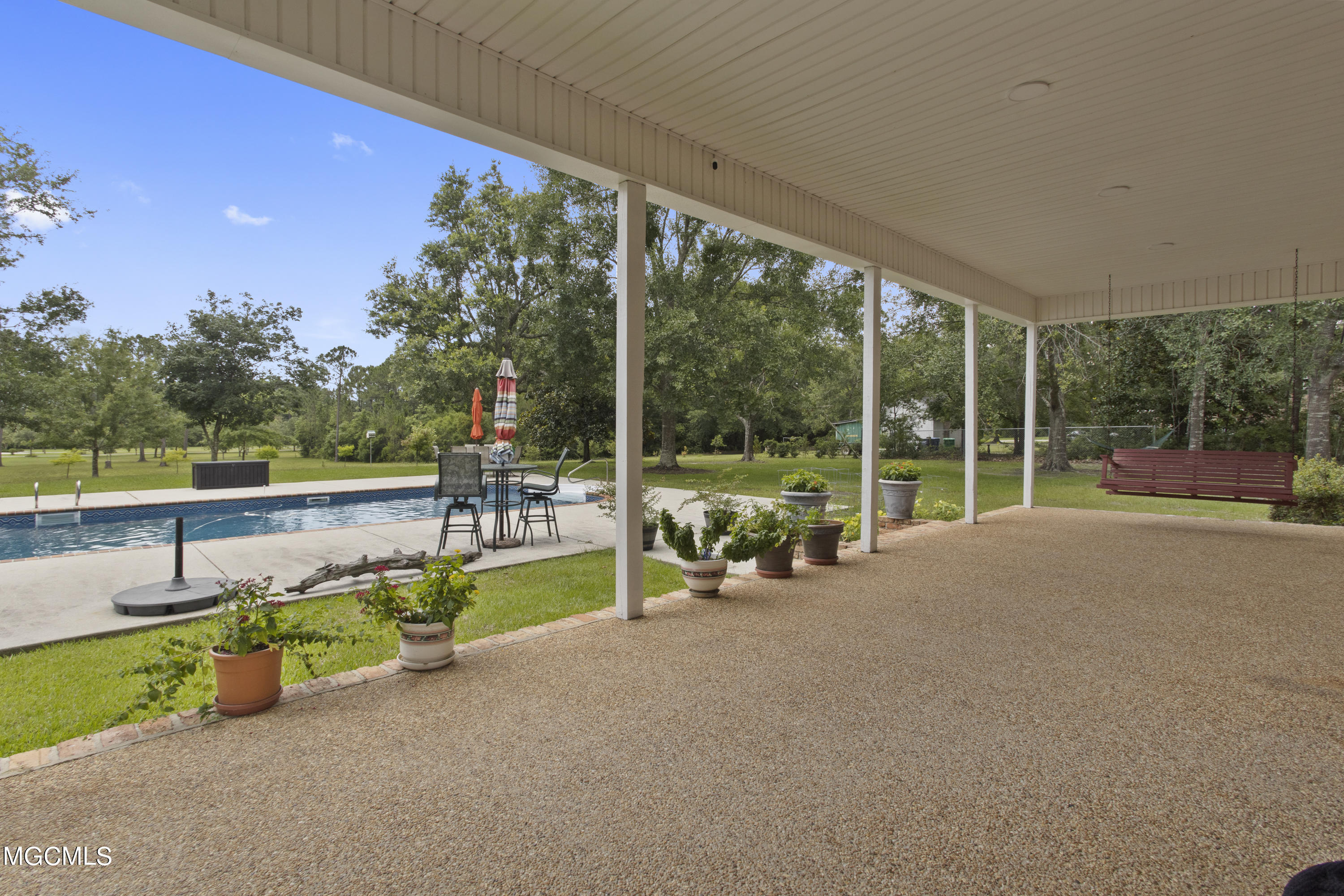 15101 Big Ridge Road Biloxi, MS 39532 - Photo 34 of 47 Back Porch and Pool