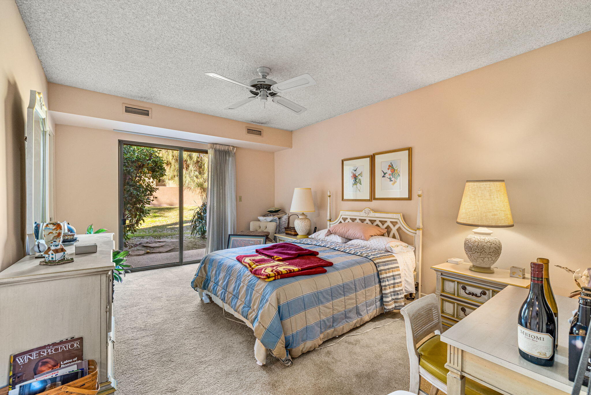 40675 East Thunderbird Terrace Rancho Mirage, CA 92270 - Photo 54 of 58 a bedroom with a bed and a table
