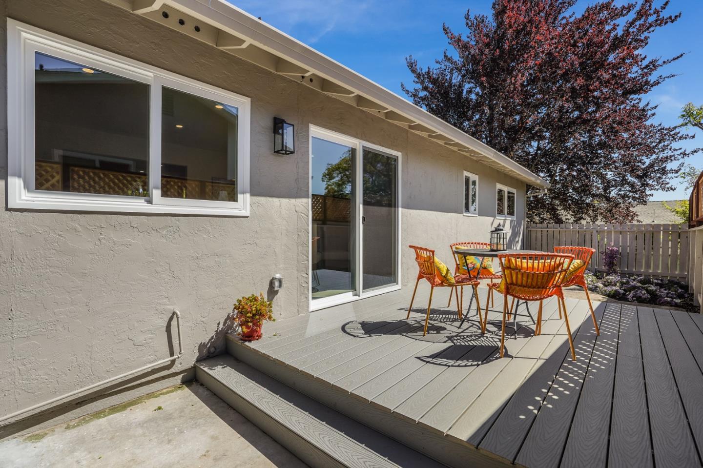 184 Temelec Circle Sonoma, CA 95476 - Photo 34 of 42 a roof deck with table and chairs and wooden floor