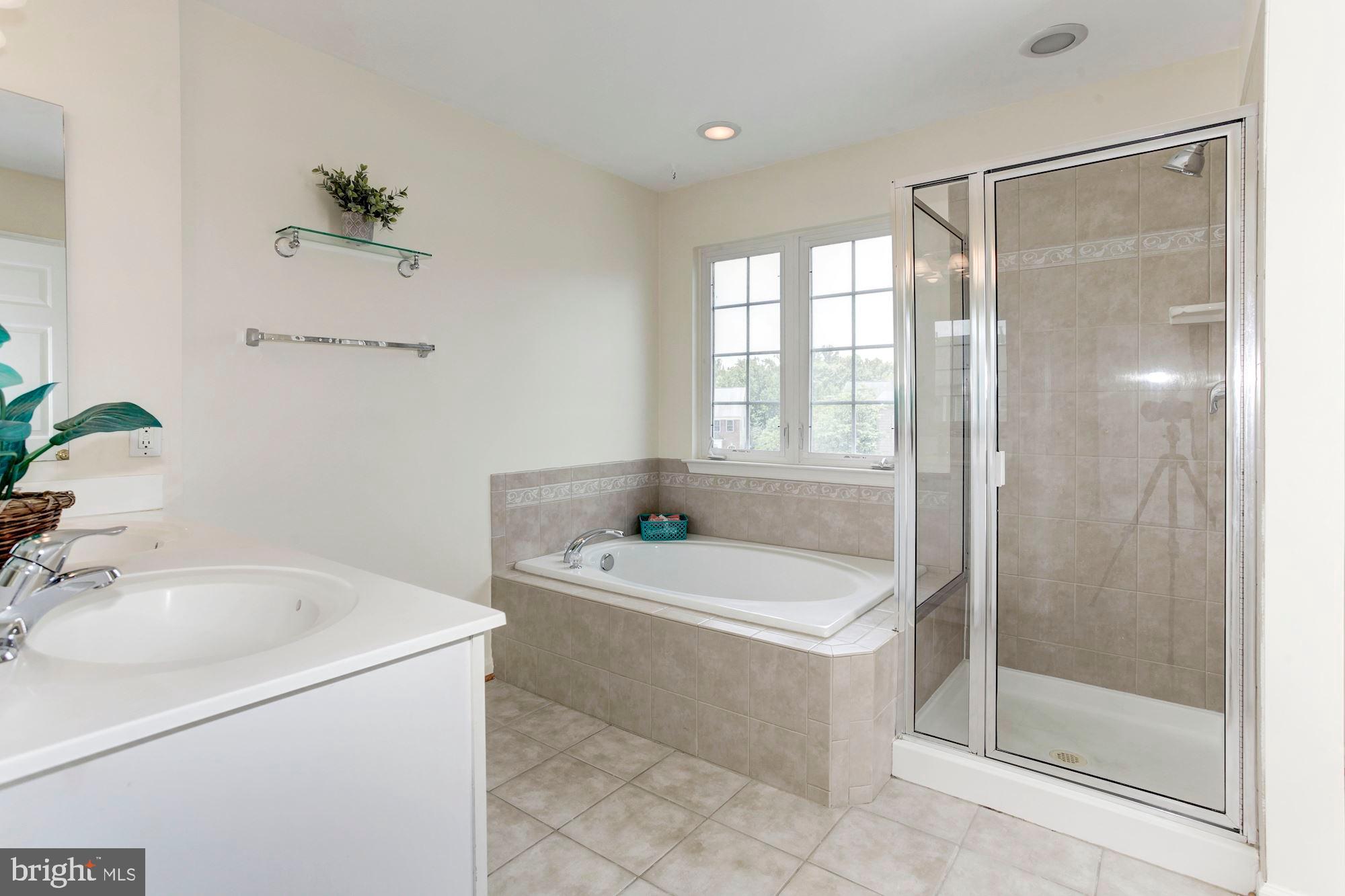 16618 Barge Circle Woodbridge, VA 22191 - Photo 45 of 65 Master bath with sep tub and sep shower