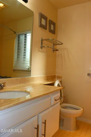 a bathroom with a sink and a toilet